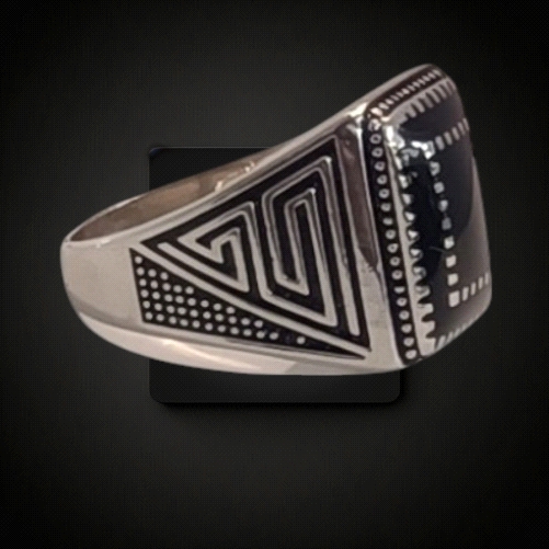 Signat Ring for Men in Silver