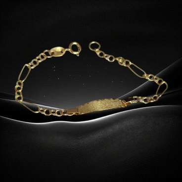 18K Gold Identity Braclet for kids