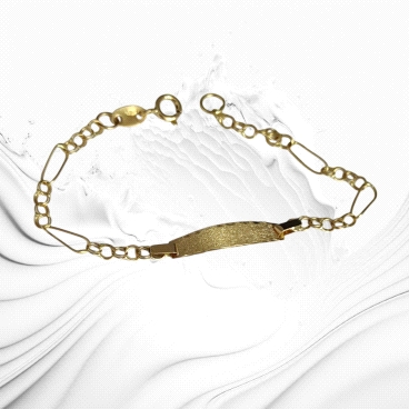 18K Gold Identity Braclet for kids