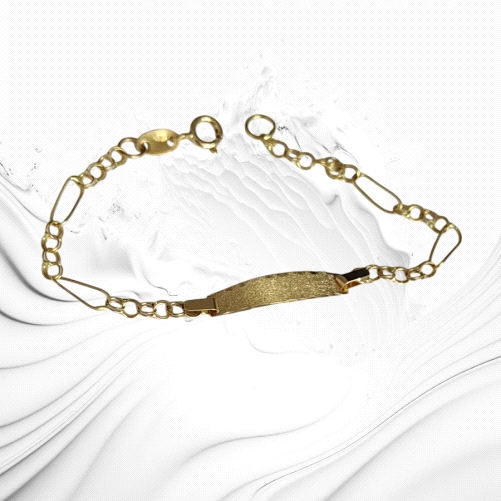 18K Gold Identity Braclet for kids