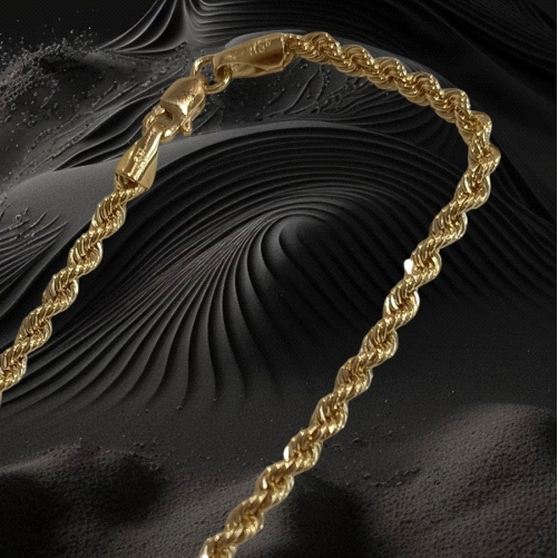18K Gold Rope Chain