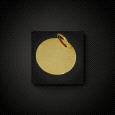9K Gold Pendant 15mm suitable for engraving