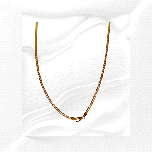 9K Gold Cuban Link Chain 60cm