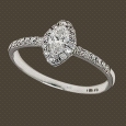 18K White Gold Marquise Diamond Ring18K White Gold Marquise Diamond Ring
