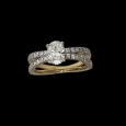 18k Gold 1 ct Oval Solitaire Lab diamond Ring