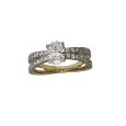 18k Gold 1 ct Oval Solitaire Lab diamond Ring