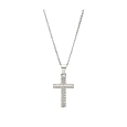 925 silver Cross Necklace with Zircon
