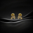 18K Gold Earrings featuring Dolphin