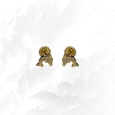 18K Gold Earrings featuring Dolphin
