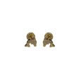 18K Gold Earrings featuring Dolphin