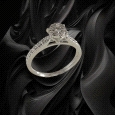 18K White gold Diamond Ring 0.25ct