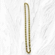 925 Silver Gold Plated Snail Chain 50cm