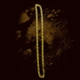 925 Silver Gold Plated Snail Chain 50cm