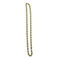 925 Silver Gold Plated Snail Chain 50cm