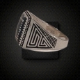 Signat Ring for Men in Silver