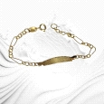 18K Gold Identity Braclet for kids