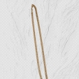 9k Gold Curb Chain 60cm