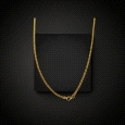 9K Gold Cuban Link Chain 60cm