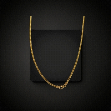 9K gold Cuban link chain 60cmClassic Cuban link chain in radiant 9K yellow gold, 60cm length. Timeless style for every occasion.