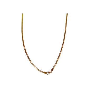 9K gold Cuban link chain 60cmClassic Cuban link chain in radiant 9K yellow gold, 60cm length. Timeless style for every occasion.