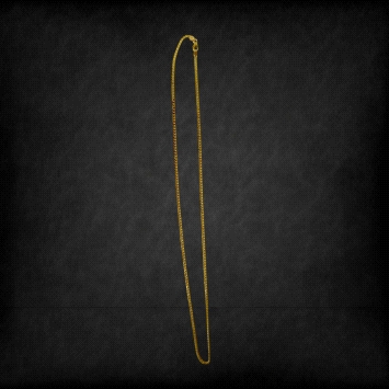 9K gold Cuban link chain 60cmClassic Cuban link chain in radiant 9K yellow gold, 60cm length. Timeless style for every occasion.