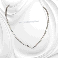 Riviere Necklace featuring zircon