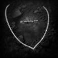 Riviere Necklace featuring zircon