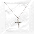 925 silver Cross Necklace with Zircon