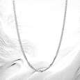 925 Cuban link Chain 2.12mm 45cm