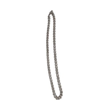 Solid 925 silver curb chain, 60cm length, 11.4mm wide. Weight: 108g. Statement style in premium sterling silver.