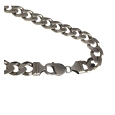 p25 Silver curb Chain 60cm 108g