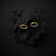 18K Gold Hoop Earrings – Classic Round Design, Lightweight, Polished Finish