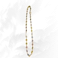18K Yellow Gold Necklace with Coloured Zircon