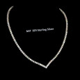 Riviere Necklace featuring zircon