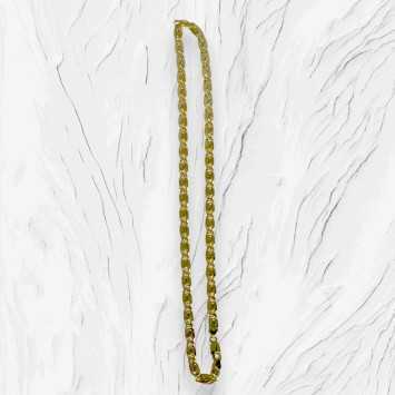 925 Sliver Gold plated Snail Chain