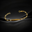 18K Gold identity Bracelet for Kids