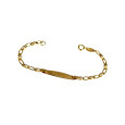18K Gold identity Bracelet for Kids