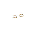 18K gold hoop earrings