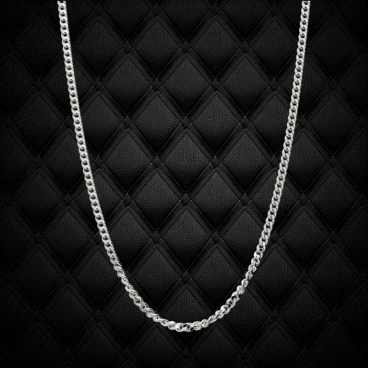 925 Cuban link chain 2.12mm 50cm