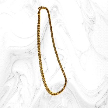 18K Gold Curb chain 60cm 24.8g