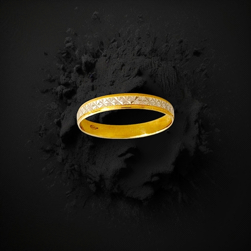 9K Gold Wedding Band